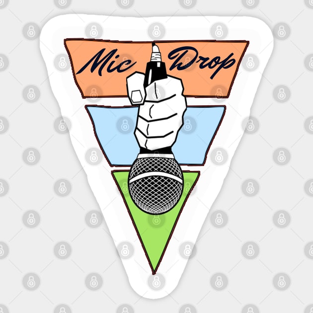 Mic Drop -Excel Sticker by musicanytime